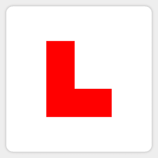 L-Plate Learner Driver Sign Sticker